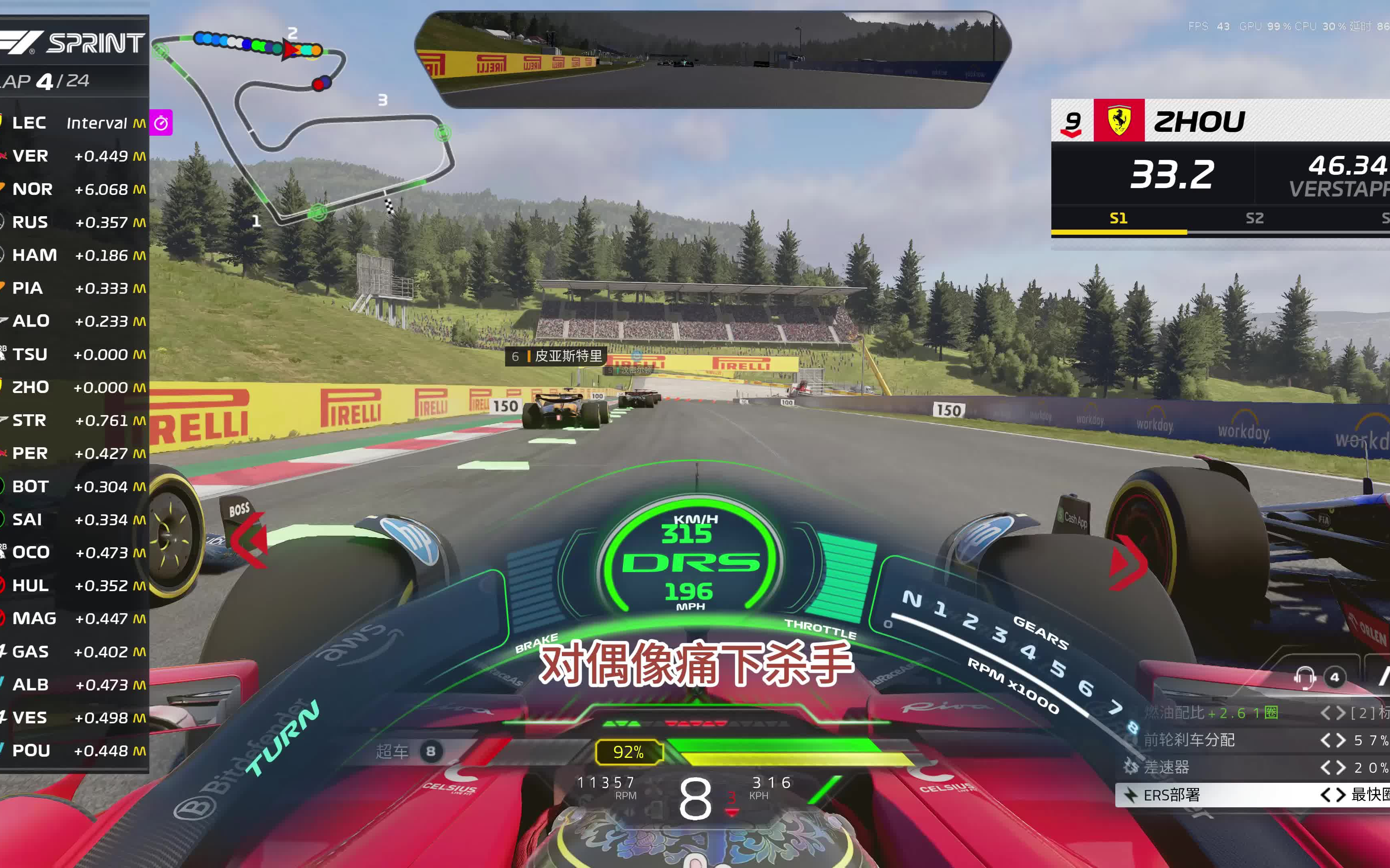 开云APP-迈凯伦鏖战法拉利，周冠宇扛起全队