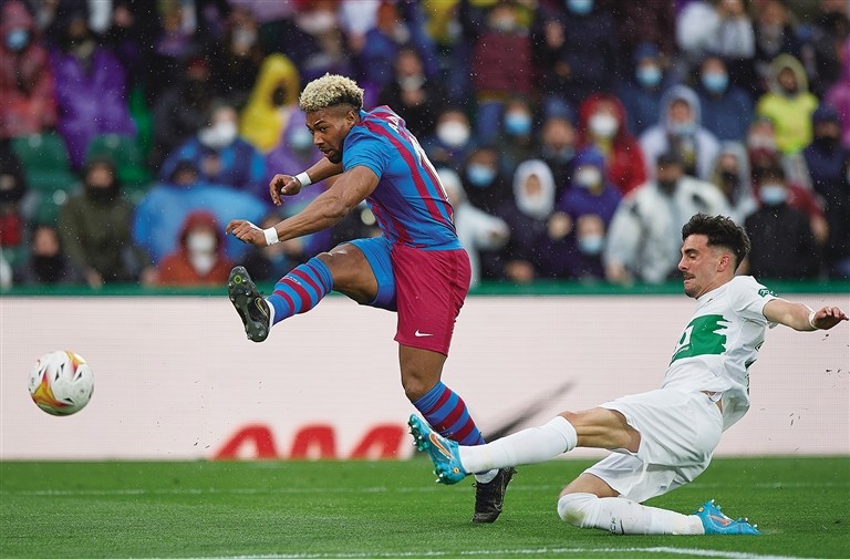 巴萨完胜瑞典，蒂亚戈状态火热